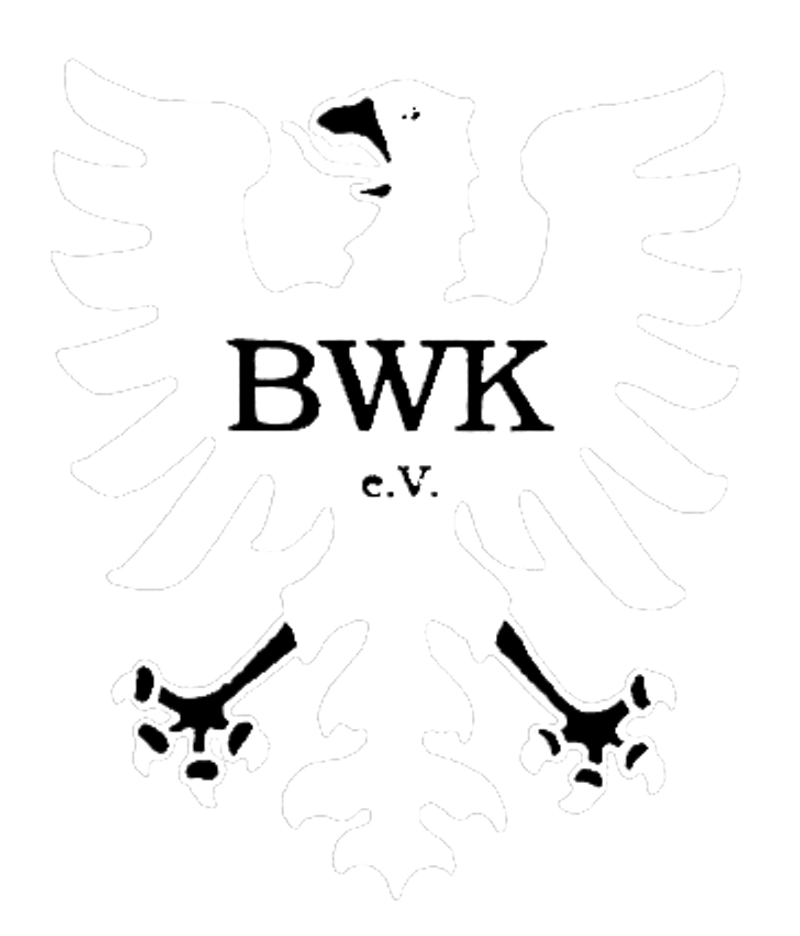 Logo mit einem weißen Adler und der Aufschrift BWK e.V.