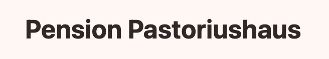 Logo - Pension Pastorius